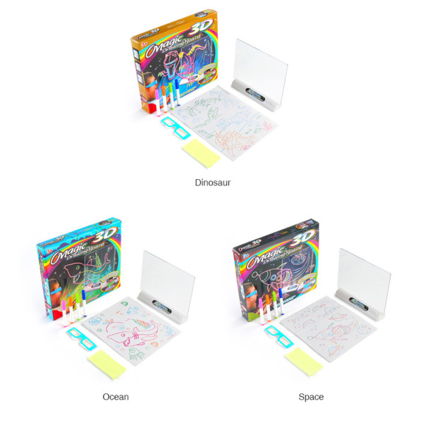 Доска для рисования с эффектом 3D Magic Drawing Board Планшет для детей 3д Набор для детского творчества Доска для рисования с эффектом 3D Magic Drawing Board Планшет для детей 3д Набор для детского творчества
