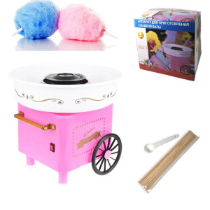 Апарат для приготування цукрової вати Cotton candy maker великий міні машина для солодкої вати вдома