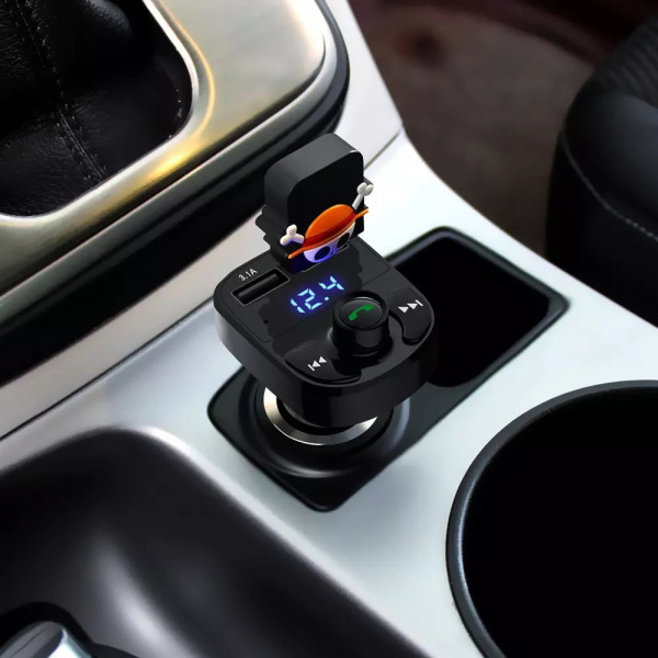 Авто FM трансмиттер Блютуз Модулятор MP3 ЮСБ для авто Earldom ET-M29 2 usb громкая связь черный Авто FM трансмиттер Блютуз Модулятор MP3 ЮСБ для авто Earldom ET-M29 2 usb громкая связь черный
