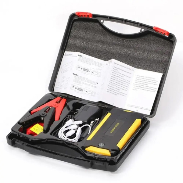 Пусковая зарядка JUMPSTARTER TM19B автомобильная Пускозарядное устройство для аккумулятора портативный бустер Пусковая зарядка JUMPSTARTER TM19B автомобильная Пускозарядное устройство для аккумулятора портативный бустер