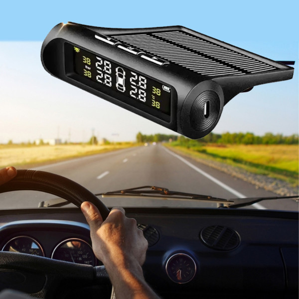 Система контролю тиску в шинах TPMS бездротова із сонячною панеллю зовнішні датчики Система контролю тиску в шинах TPMS бездротова із сонячною панеллю зовнішні датчики