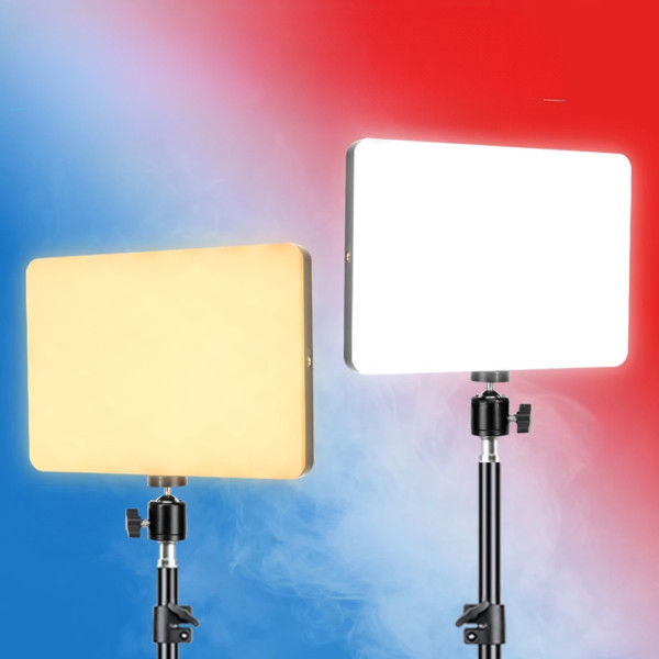 Прямоугольная LED лампа 23х16см Photography Fill Light с пультом и штативом 2м светодиодная для фото видео