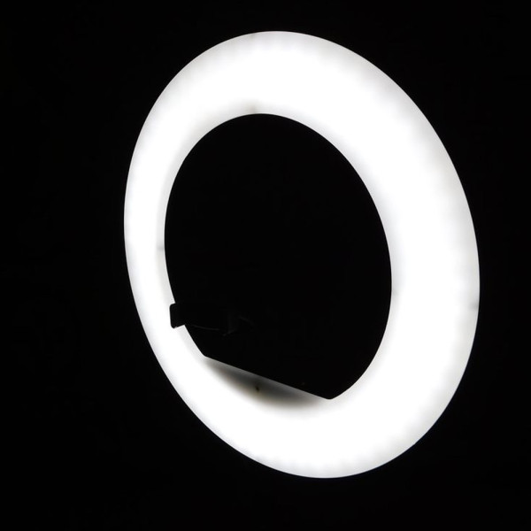 Кольцевая светодиодная LED лампа 50 см с зеркалом и чехлом 3 держателя Набор блогера Селфи кольцо с штативом