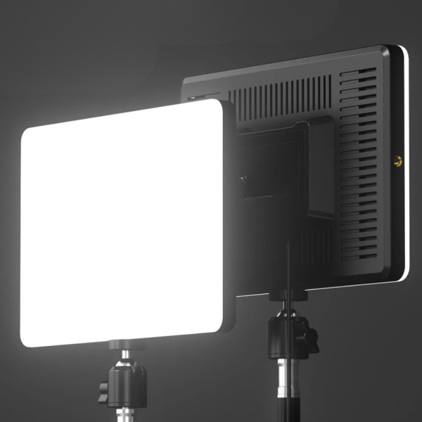 Светодиодная лампа прямоугольная RL-11 для блогера визажиста LED SQUARE FILL LIGHT со штативом 2м