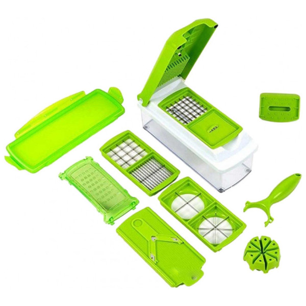 Овощерезка мультислайсер Nicer Dicer Plus ручной измельчитель для овощей и фруктов Терка шинковка 11 в 1 Овощерезка мультислайсер Nicer Dicer Plus ручной измельчитель для овощей и фруктов Терка шинковка 11 в 1
