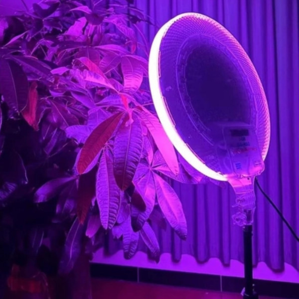 Круглая светодиодная лампа 45см цветная с пультом RGB-LED Fill Light GS-450 портативная лампа для фото и видео Круглая светодиодная лампа 45см цветная с пультом RGB-LED Fill Light GS-450 портативная лампа для фото и видео