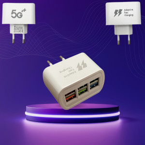Адаптер питания FAST CHARGER 3.1А 5G быстрой зарядки на 6 USB порта Зарядное устройство для телефона