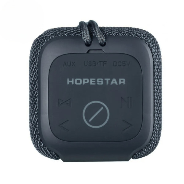 Беспроводная портативная Bluetooth колонка Hopestar P15 Серая Мощная водонепроницаемая USB FM акустика