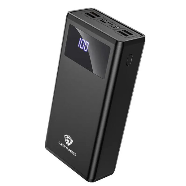 Повербанк 50000 mAh Power bank PX591 мощный Зарядное устройство для телефона Lightning Type-C 4 USB