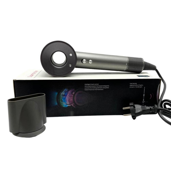 Фен для волосся Super Hair Dryer з функцією швидкого сушіння та насадкою концентратор