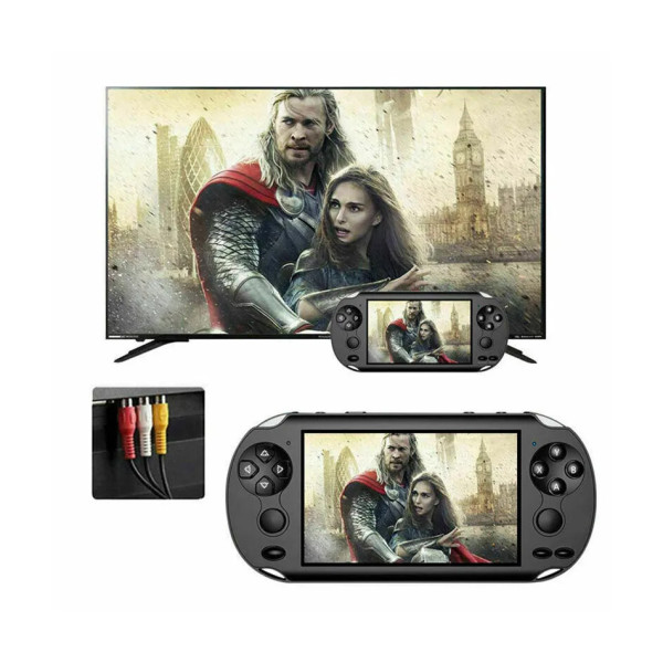 Игровая портативная приставка PSP X9 8GB Беспроводная консоль с встроенными ретро играми ТВ выход дисплей 5.1