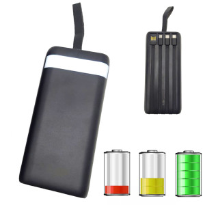 Power bank KP 30000 mAh повербанк портативный зарядное устройство для телефона Micro USB/USB/Type-C/Lightning