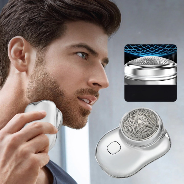 Аккумуляторная электробритва MINI SHAVER для сухого бритья беспроводная портативная мини бритва Аккумуляторная электробритва MINI SHAVER для сухого бритья беспроводная портативная мини бритва