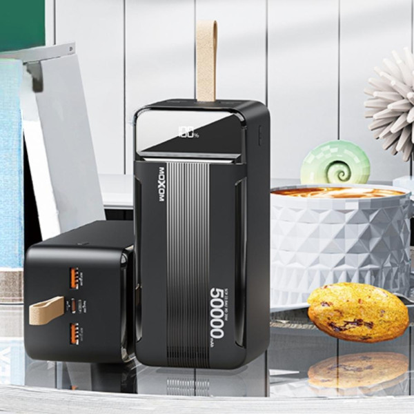 Повербанк 50000 mAh MX-PB62 Power bank з швидкою зарядкою для телефону потужний універсальний 22.5W USB Type-C