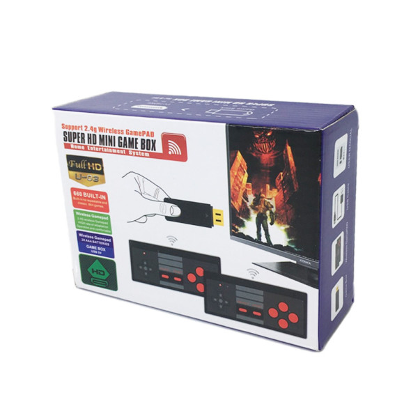Игровая приставка стикер Gen Game Mini Super HD 660 встроенных ретро игр детская консоль Денди 8 бит