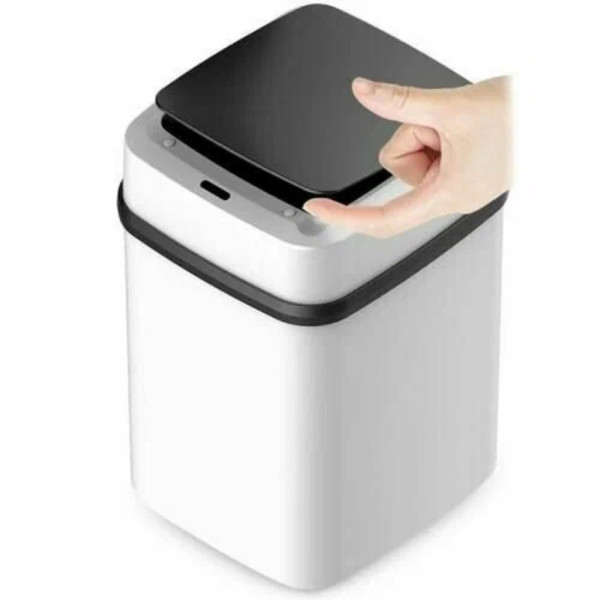 Ведро мусорное сенсорное с крышкой на 10 л Sensor Trash Box с умным датчиком на батарейках для кухни Ведро мусорное сенсорное с крышкой на 10 л Sensor Trash Box с умным датчиком на батарейках для кухни
