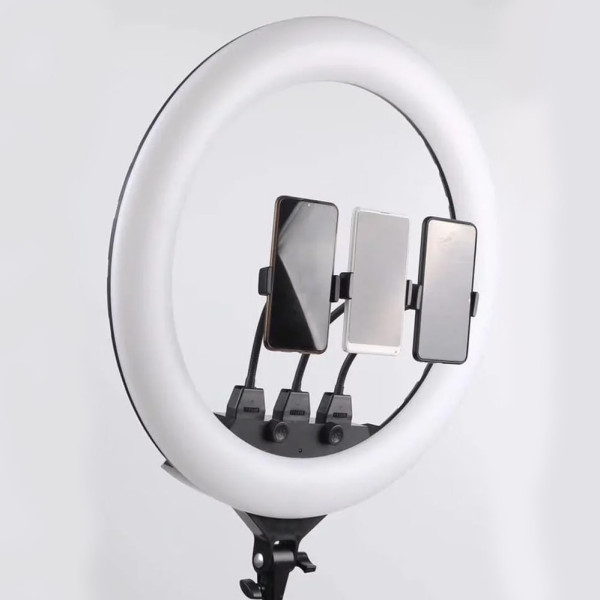 Кольцевая светодиодная LED лампа 45 см с пультом и чехлом Набор для блогера 2 в 1 Селфи кольцо с штативом 2м