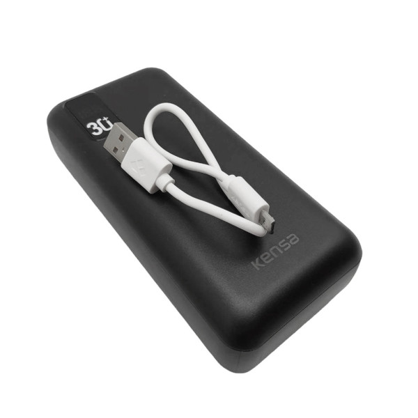 Повербанк 30000mAh KENSA KP-52 портативный внешний аккумулятор 30000 с micro-USB/Type-C