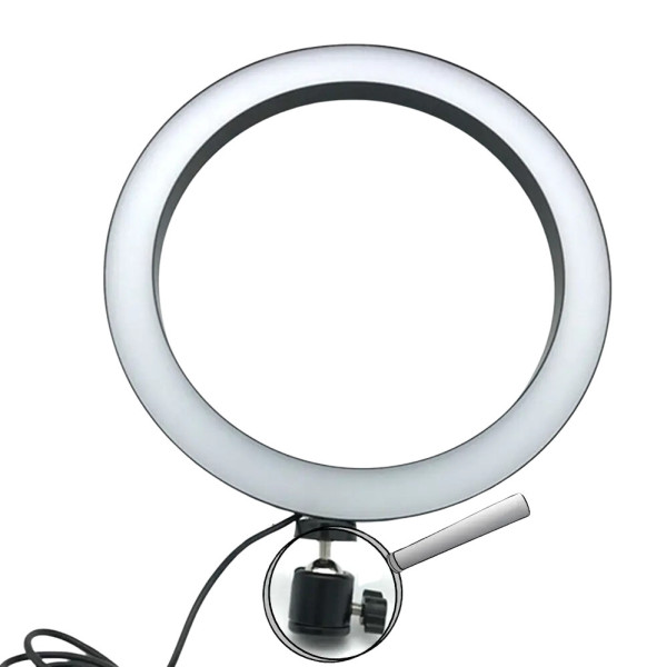 Светодиодная кольцевая LED лампа на штативе 2м Селфи кольцо 26 см Ring Набор для блогера фото визажиста штатив