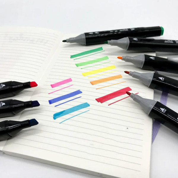 Скетч маркеры SKETCH MARKER 80 цветов Набор двусторонних маркеров на спиртовой основе для архитектора