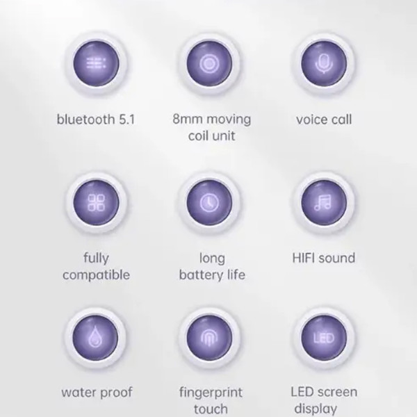 Беспроводные наушники М32 с шумоподавлением сенсорные Bluetooth наушники HD Stereo режим музыка/игра
