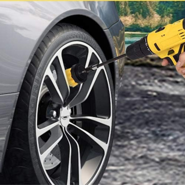 Щетки для чистки и уборки Насадки на дрель шуруповерт набор 3 шт Drill Brush для химчистки авто Щетки для чистки и уборки Насадки на дрель шуруповерт набор 3 шт Drill Brush для химчистки авто