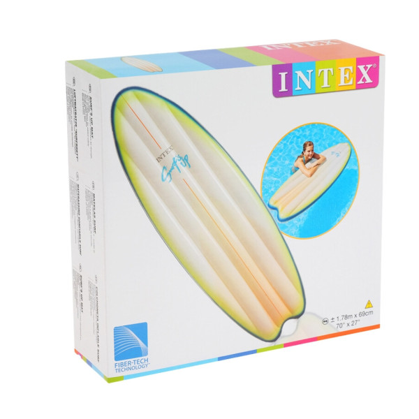 Матрас надувной Intex Сёрфинг для пляжа, отдыха на море, в бассейне, Пляжные надувные матрасы Матрас надувной Intex Сёрфинг для пляжа, отдыха на море, в бассейне, Пляжные надувные матрасы