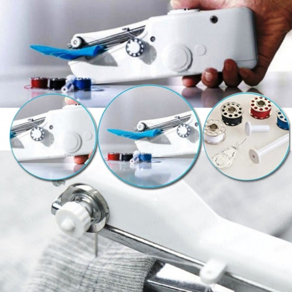Мини швейная машинка портативная беспроводная The Нandheld Sewing Machine ручная Мини швейная машинка портативная беспроводная The Нandheld Sewing Machine ручная