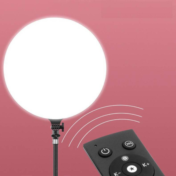 Светодиодная круглая лампа с пультом 32см Fill LightCircularM666 портативный видеосвет для блогеров визажистов
