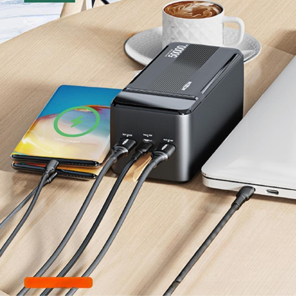 Повербанк 50000 mAh MX-PB62 Power bank з швидкою зарядкою для телефону потужний універсальний 22.5W USB Type-C