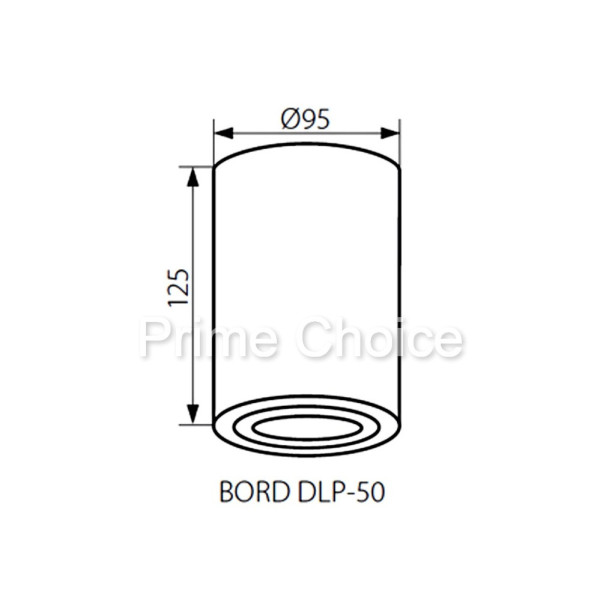 Светодиодный накладной точечный светильник спот белый 25 Вт Kanlux Bord DLP50W, Точечные накладные светильники