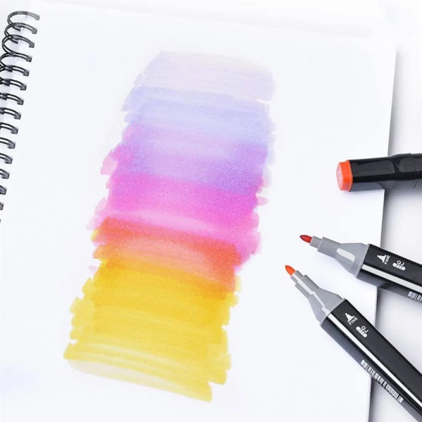 Скетч маркеры SKETCHMARKER 60 цветов Набор для рисования и дизайна двусторонних маркеров на спиртовой основе Скетч маркеры SKETCHMARKER 60 цветов Набор для рисования и дизайна двусторонних маркеров на спиртовой основе