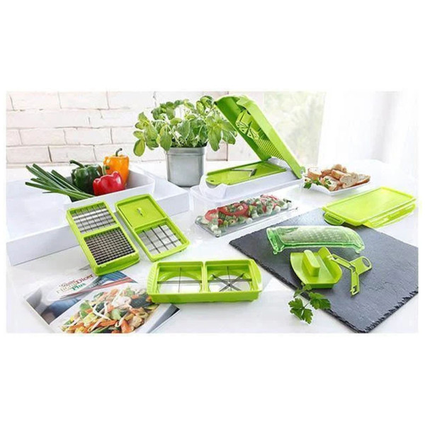 Овощерезка мультислайсер Nicer Dicer Plus ручной измельчитель для овощей и фруктов Терка шинковка 11 в 1 Овощерезка мультислайсер Nicer Dicer Plus ручной измельчитель для овощей и фруктов Терка шинковка 11 в 1