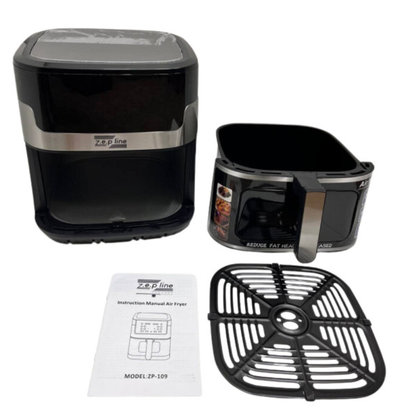 Фритюрниця без масла Zepline ZP-109 3500W сенсорна аерофрітюрниця мультипіч безмасляна 10,5л для дому Фритюрниця без масла Zepline ZP-109 3500W сенсорна аерофрітюрниця мультипіч безмасляна 10,5л для дому