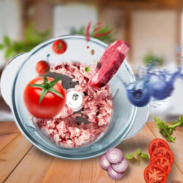 Универсальный измельчитель продуктов из нержавеющей чаши электрический 1000 Вт RAF кухонный блендер 1,7л R7029 Универсальный измельчитель продуктов из нержавеющей чаши электрический 1000 Вт RAF кухонный блендер 1,7л R7029