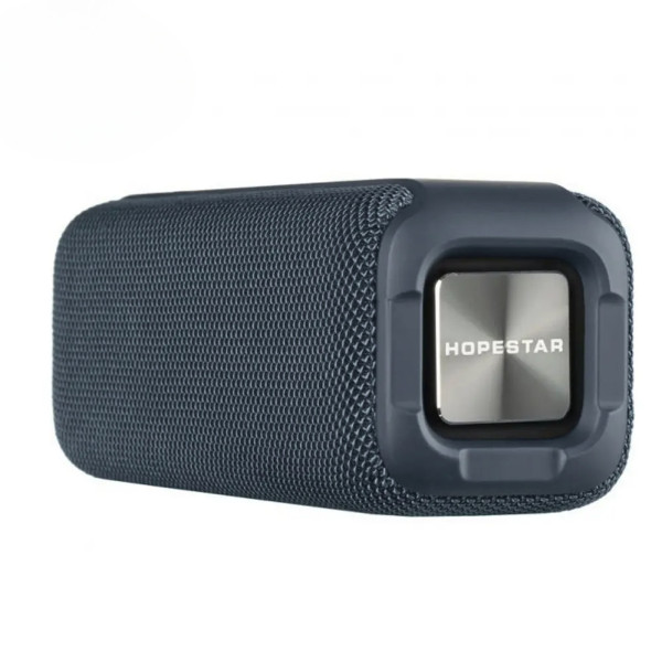 Беспроводная портативная Bluetooth колонка Hopestar P15 Серая Мощная водонепроницаемая USB FM акустика