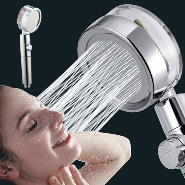 Лейка душевая с уникальным рисунком воды и турбонадувом Turbocharged shower 360 градусов верхний душ для ванно Лейка душевая с уникальным рисунком воды и турбонадувом Turbocharged shower 360 градусов верхний душ для ванно