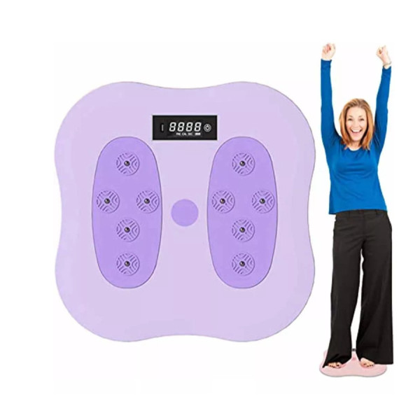 Вращающийся тренажер диск с массажем для стоп Waist Twisting Disc с подсчетом калорий Торсионный диск