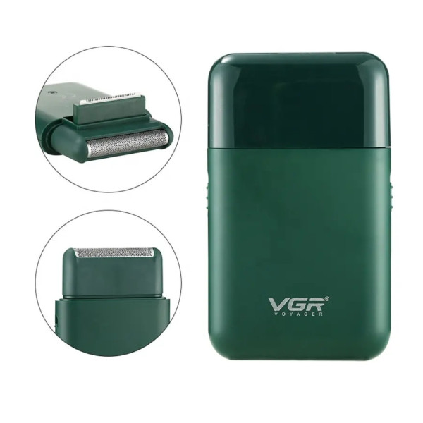 Беспроводная мини электробритва VGR V390 с выдвижным триммером для лица аккумуляторная дорожная Беспроводная мини электробритва VGR V390 с выдвижным триммером для лица аккумуляторная дорожная
