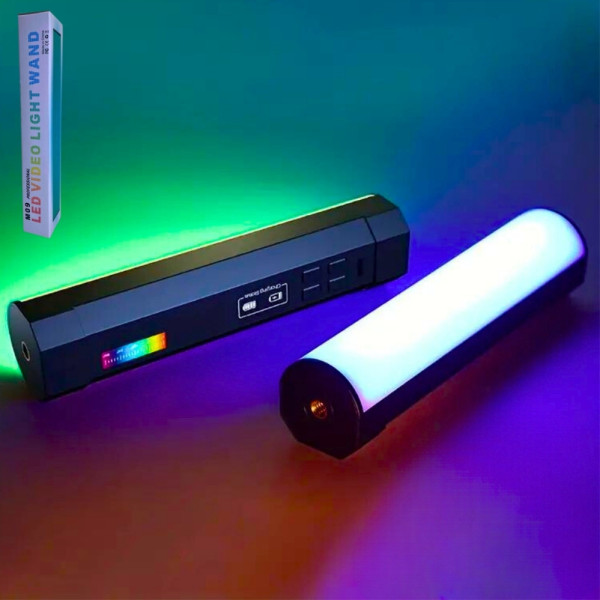 Аккумуляторный Led видеосвет RGB Stick M09 светодиодная беспроводная лампа палка для фото и видео Аккумуляторный Led видеосвет RGB Stick M09 светодиодная беспроводная лампа палка для фото и видео