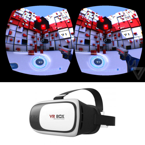 Окуляри віртуальної реальності VR BOX 2.0 Шолом 3D для телефону Стерео і відео окуляри Окуляри віртуальної реальності VR BOX 2.0 Шолом 3D для телефону Стерео і відео окуляри