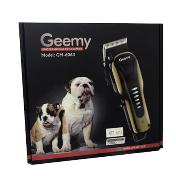 Машинка для стрижки собак и кошек Триммер для животных Geemy GM-6063 набор для груминга с когтерезом Машинка для стрижки собак и кошек Триммер для животных Geemy GM-6063 набор для груминга с когтерезом