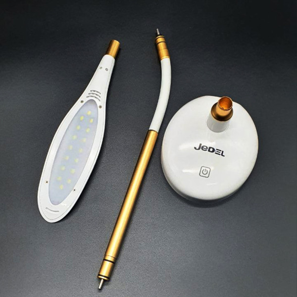 Лампа настольная светодиодная сенсорная LED с аккумулятором Jedel LD-904 регулируемый светильник белый