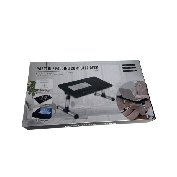 Столик підставка-трансформер для ноутбука з вентилятором PORTABLE FOLDING COMPUTER DESK з охолоджувальним ефектом Столик підставка-трансформер для ноутбука з вентилятором PORTABLE FOLDING COMPUTER DESK з охолоджувальним ефектом