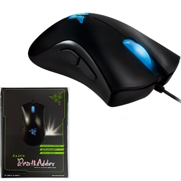 Мышь игровая проводная компьютерная Razer DeathAdder USB мышка для геймеров для компьютерных игр Мышь игровая проводная компьютерная Razer DeathAdder USB мышка для геймеров для компьютерных игр