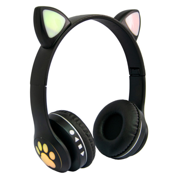 Наушники с ушками беспроводные Cat Ear VZV-23M детские наушники кошачьи ушки с микрофоном