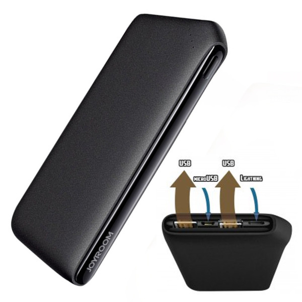 Повербанк 10000 mAh Joyroom M154 внешний аккумулятор Power bank зарядное устройство для телефона Lightning usb
