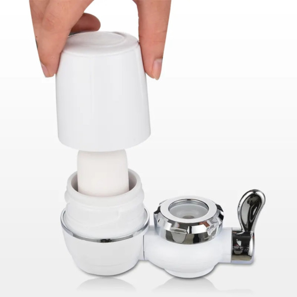Фильтр насадка на кран для очистки воды Water Purifier проточный очиститель с активированным углем Фильтр насадка на кран для очистки воды Water Purifier проточный очиститель с активированным углем