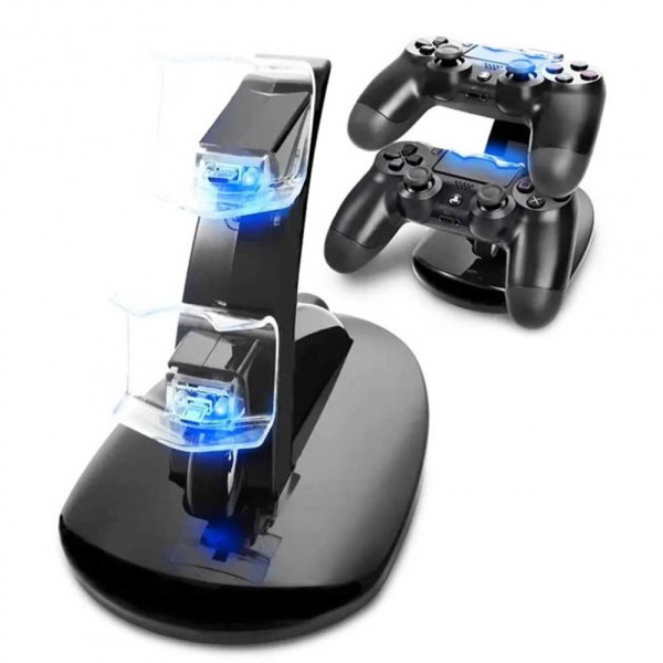 Зарядка для 2 джойстиков на ps4 Slim Pro устройство для зарядки на два джойстика Зарядная док станция двойная Зарядка для 2 джойстиков на ps4 Slim Pro устройство для зарядки на два джойстика Зарядная док станция двойная