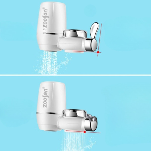 Фильтр насадка на кран для очистки воды Water Purifier проточный очиститель с активированным углем Фильтр насадка на кран для очистки воды Water Purifier проточный очиститель с активированным углем